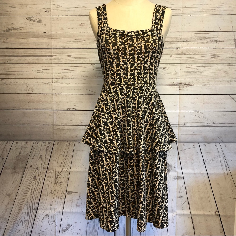 Effie’s Heart dress brown and Cream size XS